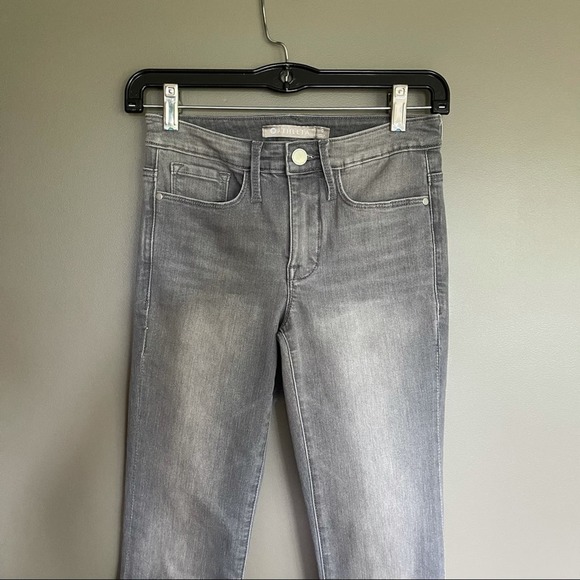 Athleta Sculptek Skinny Jeans Size 0 Grey Stretch Denim Comfortable Casual Comfy - Picture 7 of 16